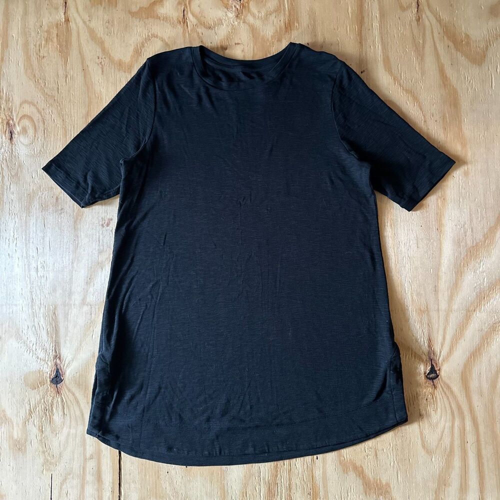 J. Jill Black 100% Pima Cotton Tunic (Size Medium)